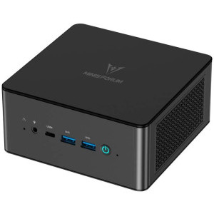 Mini PC Minis Forum UM890 Pro, Procesor AMD Ryzen 9 8945HS 4.0GHz Hawk Point, no RAM, no Storage, Radeon 780M, Wi-Fi, HDMI, no OS