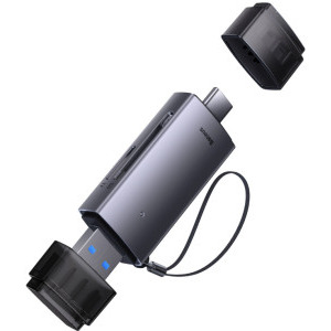 Cititor carduri Baseus WKQX060113 USB-C Silver