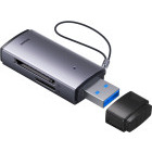 Cititor carduri Baseus WKQX060013 USB Silver