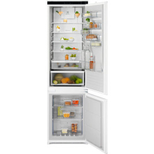 Combina frigorifica Electrolux incorporabila ENT6MD19S3, 269 L, Clasa D, No Frost, TwinTech, MultiFlow, CustomFlex, Extra Chill, Control electronic, 189 cm