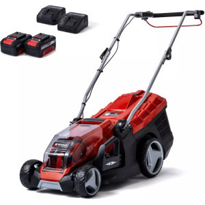 Einhell Masina de tuns iarba cu acumulator Power X-Change GE-CM 36/36 Li, 36 V, 8 Ah, latime taiere 36 cm, inaltime taiere 25-75 mm, 6 trepte de taiere, sac colector 40 L