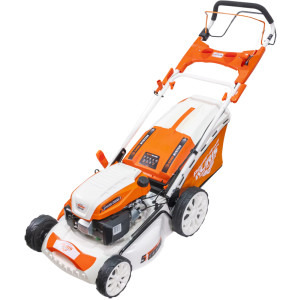 Ruris Masina de tuns iarba autopropulsata pe benzina rx311s, 3.9 CP, 170 cm3, 4 timpi, latime taiere 46 cm, inaltime taiere 25-75 mm, sac colector 65 L, functie mulcire, rezervor 1 L