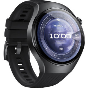 Huawei Watch 5, 46mm Black Stainless Steel, curea Black