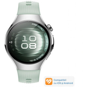 Huawei Watch 5, 42mm Stainless Steel, curea Light Green