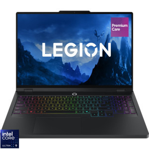 Laptop Lenovo Gaming 16 Legion Pro 5 16IAX10, WQXGA OLED 165Hz G-Sync, Procesor Intel® Core™ Ultra 9 275HX (36M Cache, up to 5.40 GHz), 32GB DDR5 CSODIMM, 2x 1TB SSD, GeForce RTX 5070 8GB, No OS, Eclipse Black, 3Yr Onsite Premium Care