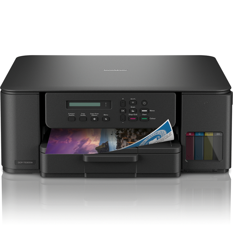 Multifunctionala Brother DCP-T530DW, InkJet CISS, Color, Format A4, Duplex, Wi-Fi