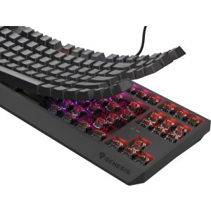 Genesis Thor 230 TKL RGB, Outemu Brown Switch, Mecanica, Black