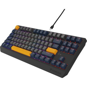 Genesis Thor 230 TKL RGB, Outemu Panda Switch, Mecanica, Blue