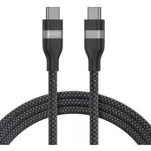 Cablu de date / adaptor Anker A82E2H12, USB-C Male la USB-C Male, 240 W, 1.8 m, Black