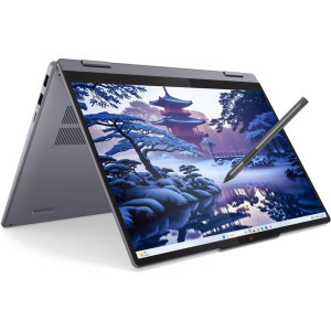 Lenovo 14'' IdeaPad 5 2-in-1 14IAL10, WUXGA IPS Touch, Procesor Intel® Core™ Ultra 7 255U (12M Cache, up to 5.20 GHz), 16GB LPDDR5X, 512GB SSD, Intel Graphics, No OS, Luna Grey