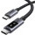 Cablu de date / adaptor Ugreen L509, USB-C Male la USB-C Male, 100 W, Display, 2 m, Black