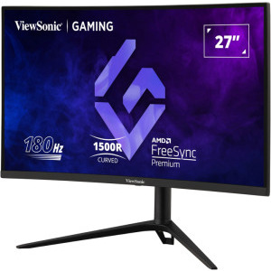 ViewSonic Gaming VX2718-2KPC-MHDJ Curbat 27 inch QHD VA 1 ms 180 Hz FreeSync Premium