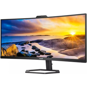 Philips 34E1C5600HE Curbat 34 inch UWQHD VA 1 ms 100 Hz Webcam USB-C