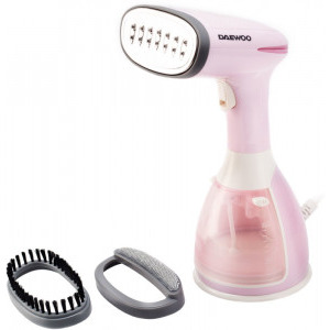 Daewoo Aparat de calcat vertical cu abur DGS1500PK, 1500W, 60g/min, Alb/Roz