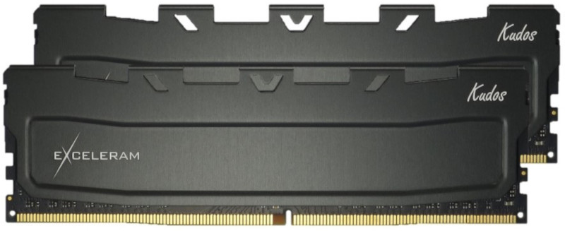Memorie Exceleram Black Kudos 16GB DDR4 3200MHz CL16 1.35v Dual Channel Kit