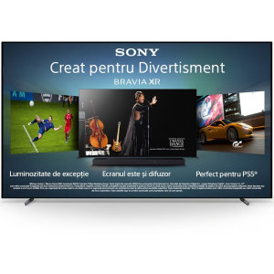 Sony Smart TV OLED XR-55A80L Seria A80L 139cm negru-gri 4K UHD HDR