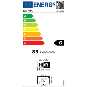 Sony Smart TV OLED XR-55A80L Seria A80L 139cm negru-gri 4K UHD HDR