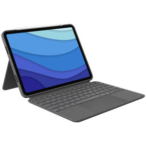 Logitech Husa protectie 920-010148 Combo Touch Grey pentru iPad Pro 11 inch (1st, 2nd, 3rd and 4th gen)