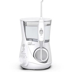WATERPIK Irigator oral Aquarius WP-660, 10 trepte presiune, 7 rezerve, Alb