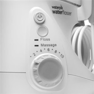 WATERPIK Irigator oral Aquarius WF-660, 10 trepte presiune, 6 rezerve, Alb