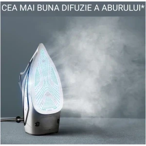 Rowenta Fier de calcat Expertis Anti-Calc DW7025D1, 2700W, 45g/min, Negru/Gri