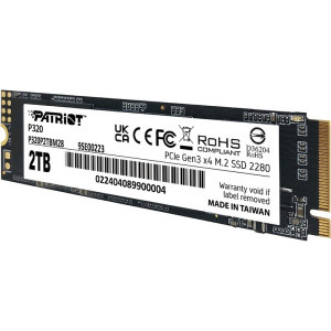 Patriot P320 256GB PCI Express 3.0 x4 M.2 2280