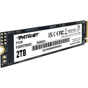 Patriot P320 1TB PCIe Gen3 x4 M.2 2280