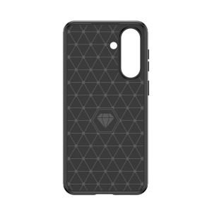 Lemontti Capac protectie spate Carbon Case Flexible Black pentru Galaxy A57