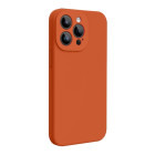 Lemontti Capac protectie spate Liquid Silicon MagCharge Orange pentru iPhone 15 Pro Max