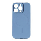 Lemontti Capac protectie spate Silicon MagSafe Blue pentru iPhone 15 Pro