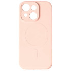 Lemontti Capac protectie spate Silicon MagSafe Pink pentru iPhone 15 Plus