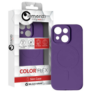 Lemontti Capac protectie spate Silicon MagSafe Purple pentru iPhone 15 Plus
