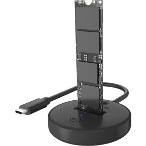 Icy Box IB-1610MCD-C31 DockingStation for NVMe & SATA M.2 USB-C Black