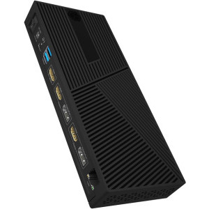 Icy Box Docking Station IB-DK2246AC, 100W Power Delivery, 3x 4K, Gigabit LAN