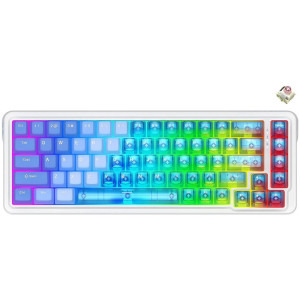 Redragon Nova Magnetic RGB White/Blue Linear Pink Switch Mecanica