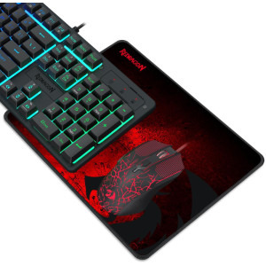 Redragon S107 Gaming Essentials 3 in 1 V2 RGB Black