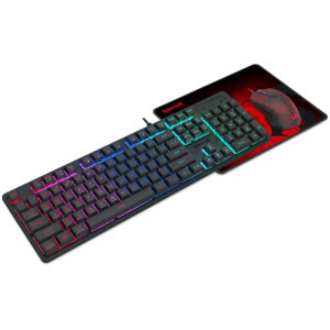Redragon S107 Gaming Essentials 3 in 1 V2 RGB Black