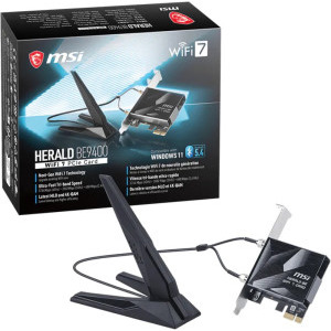 MSI HERALD BE9400 Tri-Band Wi-Fi 7 Bluetooth 5.4