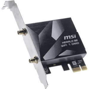 MSI HERALD BE9400 Tri-Band Wi-Fi 7 Bluetooth 5.4