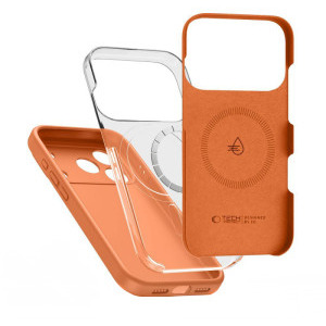 Tech-Protect Protectie pentru spate Silicon MagSafe Orange pentru iPhone 17 Pro Max