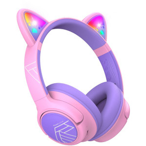 PowerLocus On-Ear, Bobo Cat Ears Kids Purple/Pink