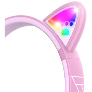 PowerLocus On-Ear, Bobo Cat Ears Kids Pink