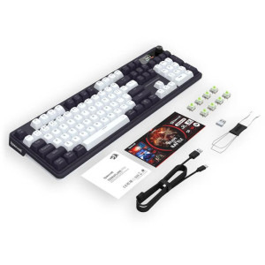 Redragon Terraflare Pro RGB Black/White Mint Mambo Switch Mecanica