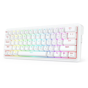 Redragon Draconic V2 Pro RGB White Linear Grey Switch Mecanica