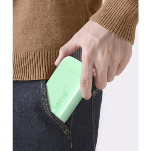 Liene Pearl K100 Green, Termica, Color, 50 x 76 mm, Bluetooth + 50 coli hartie foto ZINK