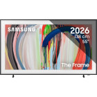 Televizor LED Samsung Smart TV The Frame QE55LS03HA Seria LS03HA 138cm negru 4K UHD HDR