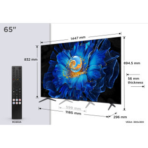 TCL Smart TV QD-MiniLED 65C6KS Seria C6KS 164cm 4K UHD HDR