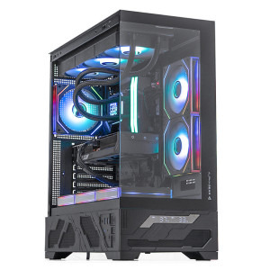PC Gaming DRAGON Max Powered by AMD, AMD Ryzen 7 7800X3D 4.2GHz, 32GB DDR5, 1TB SSD, RX 9070 GRE 12GB GDDR6, Iluminare RGB