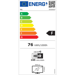 TCL Smart TV QD-MiniLED 55C6KS Seria C6KS 139cm 4K UHD HDR