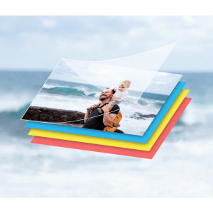 Liene Photo Paper 100 x 148 mm (4 x 6 inch) 80 coli + 2x Cartus ribbon pentru seria Amber